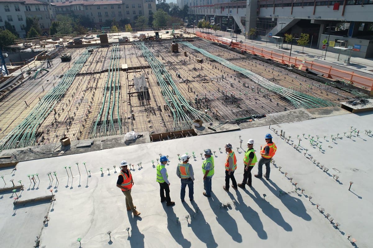Procurement team reviewing a bulk PPE order