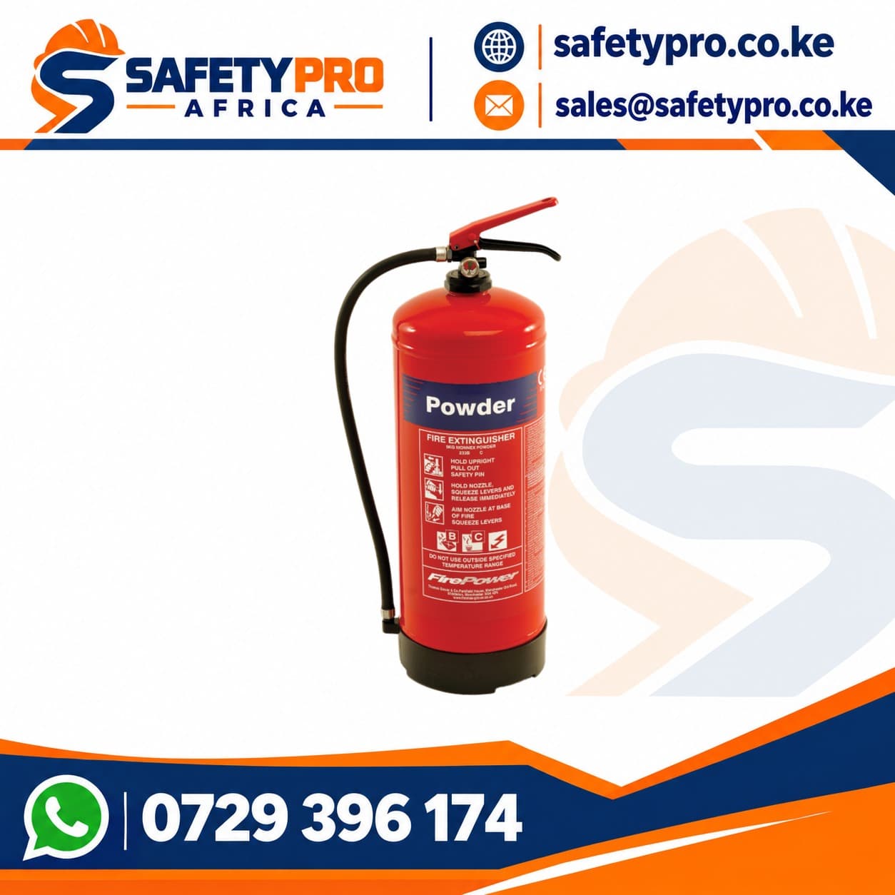 4KG Dry Powder Fire Extinguisher 2