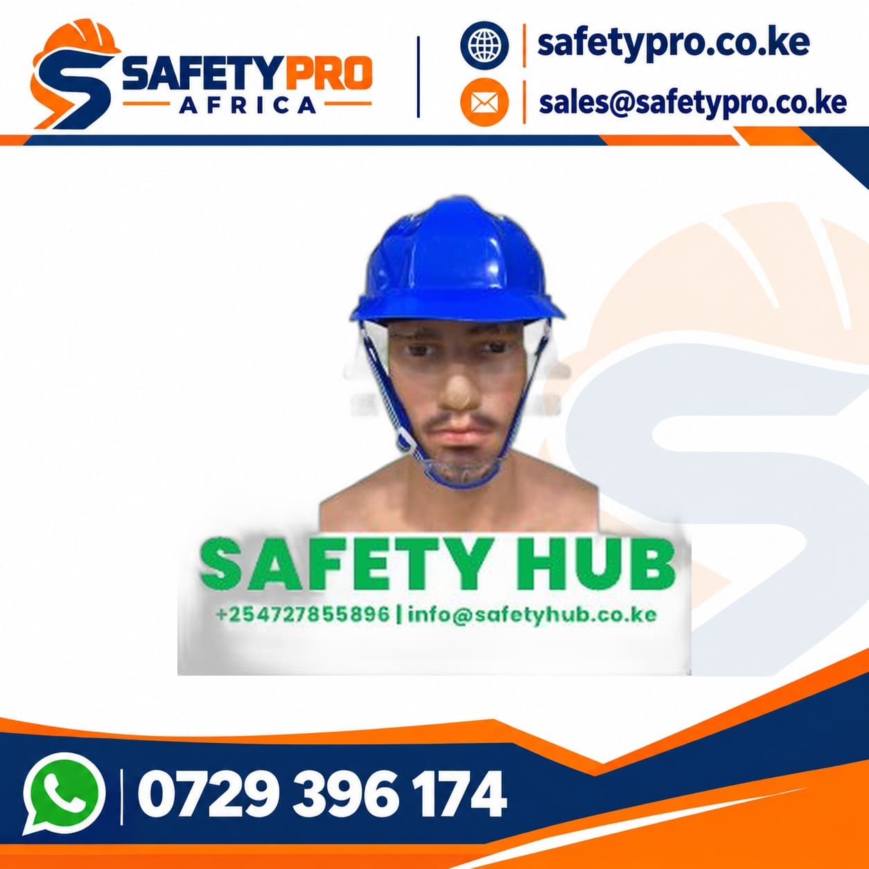 Blue Vaultex Safety Helmet