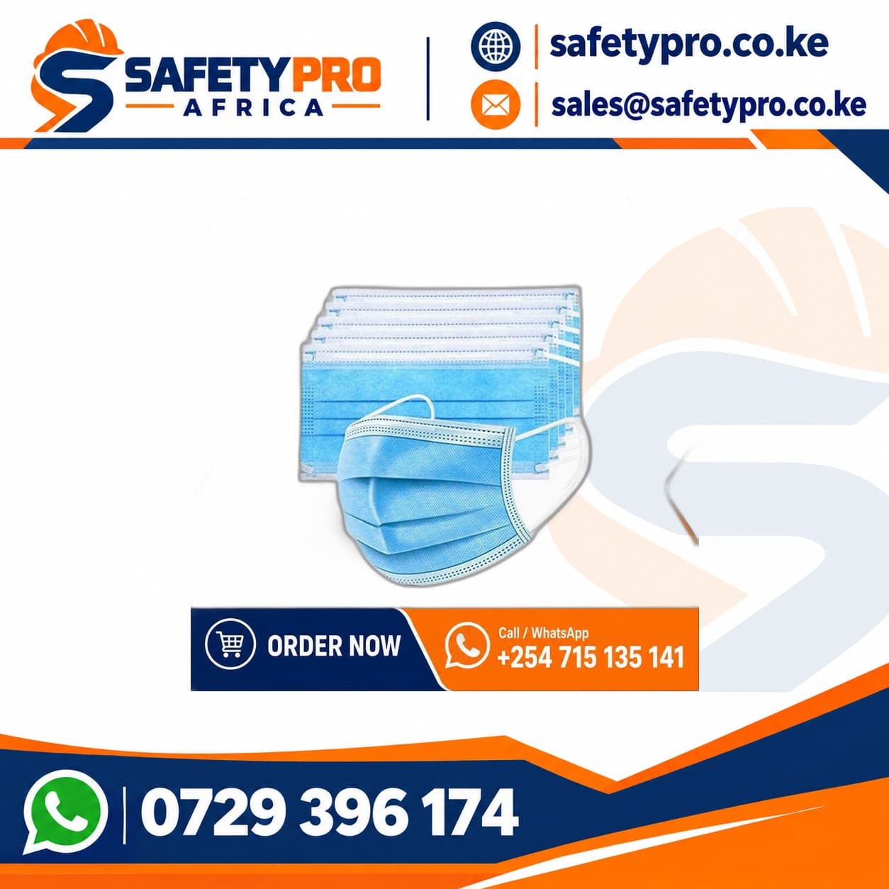 Surgical Face Masks — 3 Ply Disposable — Kimsafety