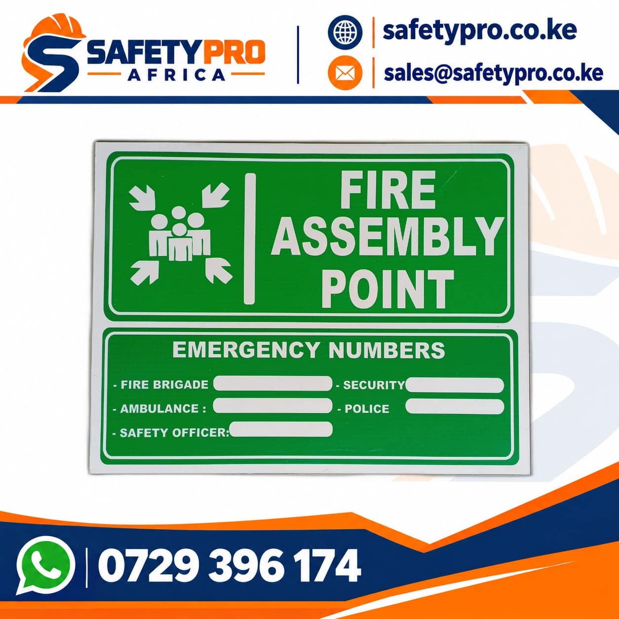 Assembly Point Signage