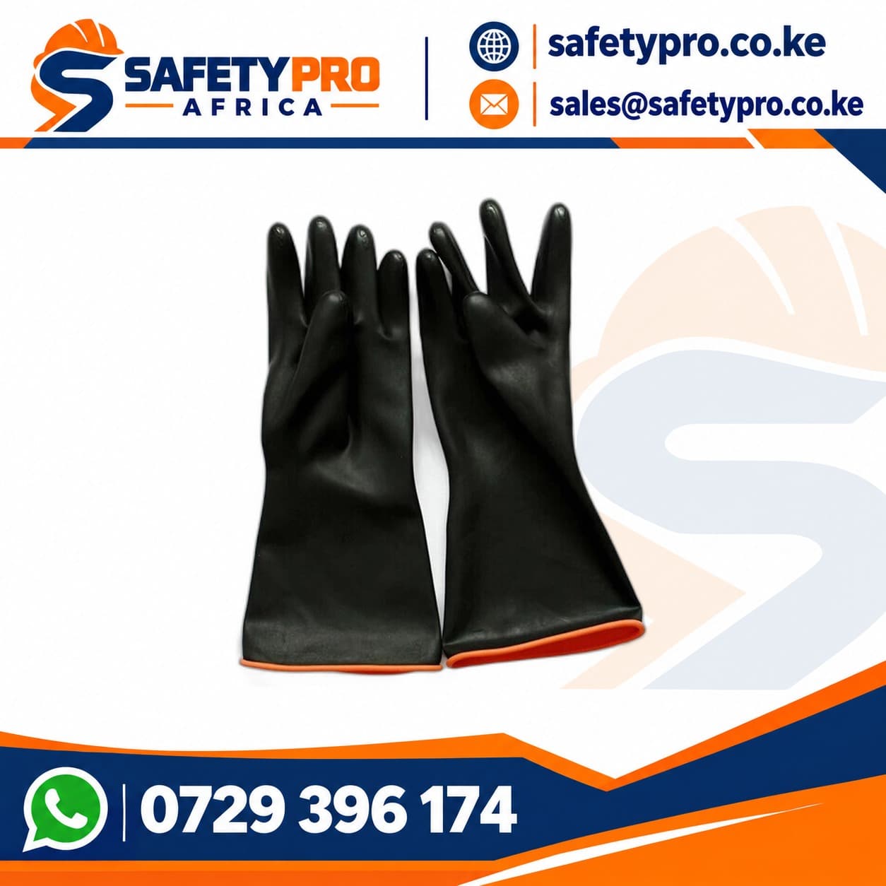 Chemical Resistant Gloves Nitrile 33cm