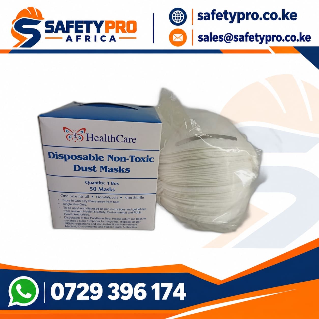 Disposable Healthcare Non Toxic Dust Mask