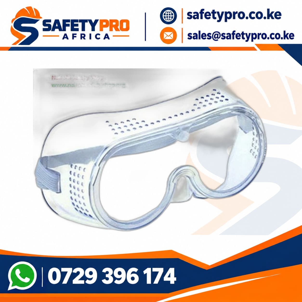 Indirect-Vent Safety Goggles