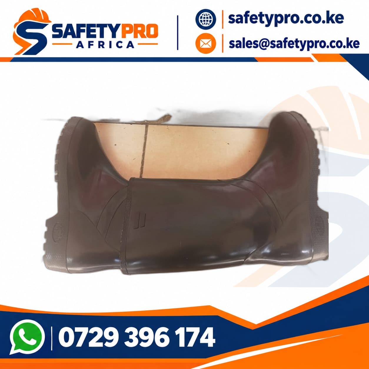 Shujaa KSM Black General Purpose Industrial Gumboot